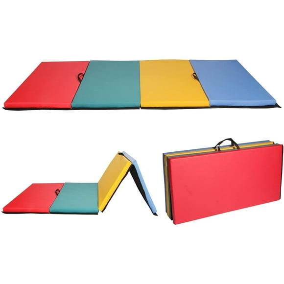 Nouveau Tapis de Gymnastique Pliable Épais 4'x8'x2