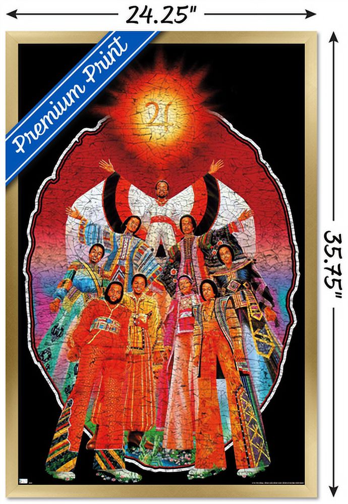 Earth Wind & Fire - Band Wall Poster, 22.375" x 34", Framed