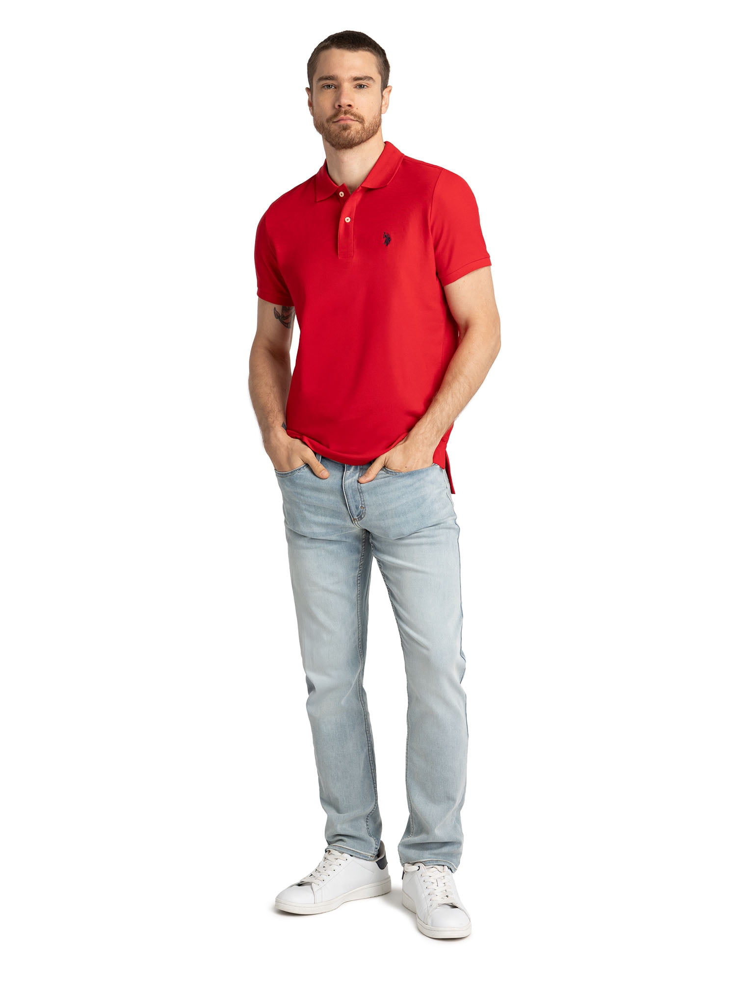 U.S. Polo Assn. Men's Slim Fit Pique Polo Shirt