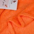 thumbnail image 5 of PiccoCasa Fluffy Fleece Blanket Lightweight Plush Throw Blanket for Couch Sofa Bed, Orange Twin(60" x 78"), 5 of 6
