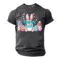 thumbnail image 2 of ZQUUVOU Men's T-Shirt Casual Short Sleeve Easter Printed Crew Neck Shirts (Gray,S), 2 of 4