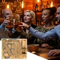 thumbnail image 6 of BAELLERT 1 Set Cribbage Wars Board Game with Playing Cards Pegs Wooden Interactive Portable Continuous Cribbage Game Travel Family Party Game, 6 of 7