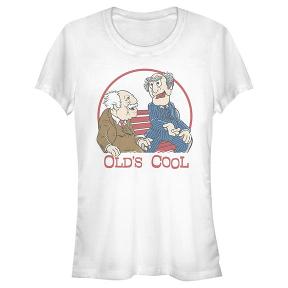 Junior's The Muppets Old is Cool  Graphic Tee White 2X Large
