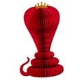 thumbnail image 2 of Rongfmy 2025 Nouvel An Chinois Serpent Rouge en Origami pour Artisanat pour Armoires de Rassemblement des Fêtes C, 2 of 9