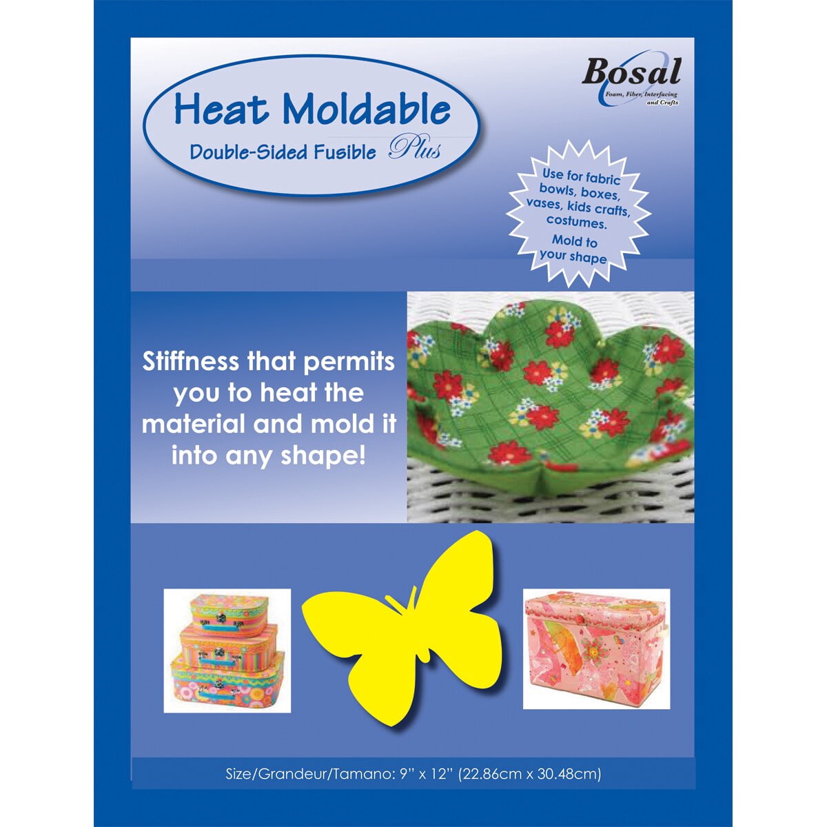 Bosal Fusible Plus Stabilizer Heat Moldable 20x36"