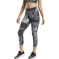 thumbnail image 1 of Reebok Lux - Pantalones deportivos de compresión para mujer, color negro, XS, 1 of 5