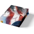 thumbnail image 4 of Funda nórdica King Size,Tie-dye Graffiti American Flag Bedding Set,Boys Girls, 4 of 6