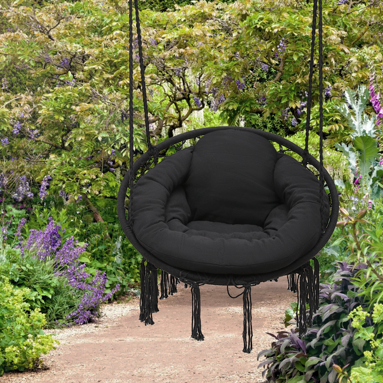Egg Chair Black Garden Chairs B&m Swing Chair Garden Egg Chair