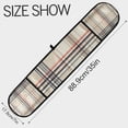thumbnail image 3 of Yayeee Double Oven Mitt Kitchen Heat Resistant Baking 35" x7" Quilted Glove, Beige Plaid Pattern, 3 of 6
