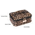 thumbnail image 4 of Billuyoard Bolsas de maquillaje de belleza Diseño de patrón de leopardo Organizador de artículos de tocador de gran capacidad Paquete de suave Almacenamiento y organización del hogar Tipo3, 4 of 6