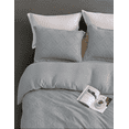 thumbnail image 3 of Juego de Funda Duvet Bluelander para Edredon Queen Diseño Rombos Gris, 3 of 5