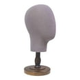 thumbnail image 5 of Gazechimp Mannequin Head Model Hat Display Holder Portable Comestic Model Cap Storage Rack brown base, 5 of 8