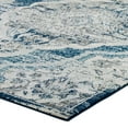 thumbnail image 3 of Modway Entourage Malia Distressed Vintage Floral Vintage Medallion 5x8 Area Rug in Ivory and Blue, 3 of 7