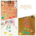 thumbnail image 2 of Miangastore Square Dinosaur Tracks Floor Decoration Assorted Color 1 Set, 2 of 8