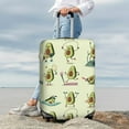 thumbnail image 4 of Uemuo Avocado for Exercise Printed Washable Luggage Cover - Fashion Suitcase Protector Fits 18-32 Inch Luggage -Large, 4 of 9