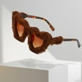 thumbnail image 3 of BELOVING 2x Soft Sunglasses Eyewear for Masquerade Brown+, 3 of 10