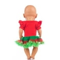 thumbnail image 6 of B Soft Cotton Doll Christmas Costume For 18 Inch Dolls Includes Doll And Holiday Outfit 43Cm Xmas Play Set, 6 of 7