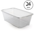 thumbnail image 2 of Life Story 6 Qt Rectangular Clear Plastic Protective Storage Shoe Box, 24 Pack, 2 of 5