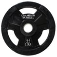 thumbnail image 1 of Champion Barbell Olympic Rubber Coated Grip Plate, 25-Pound, 1 of 1