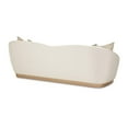 thumbnail image 6 of Michael Amini La Rachelle Sofa Icicle Ivory and Chardonnay Wood Base, 6 of 12