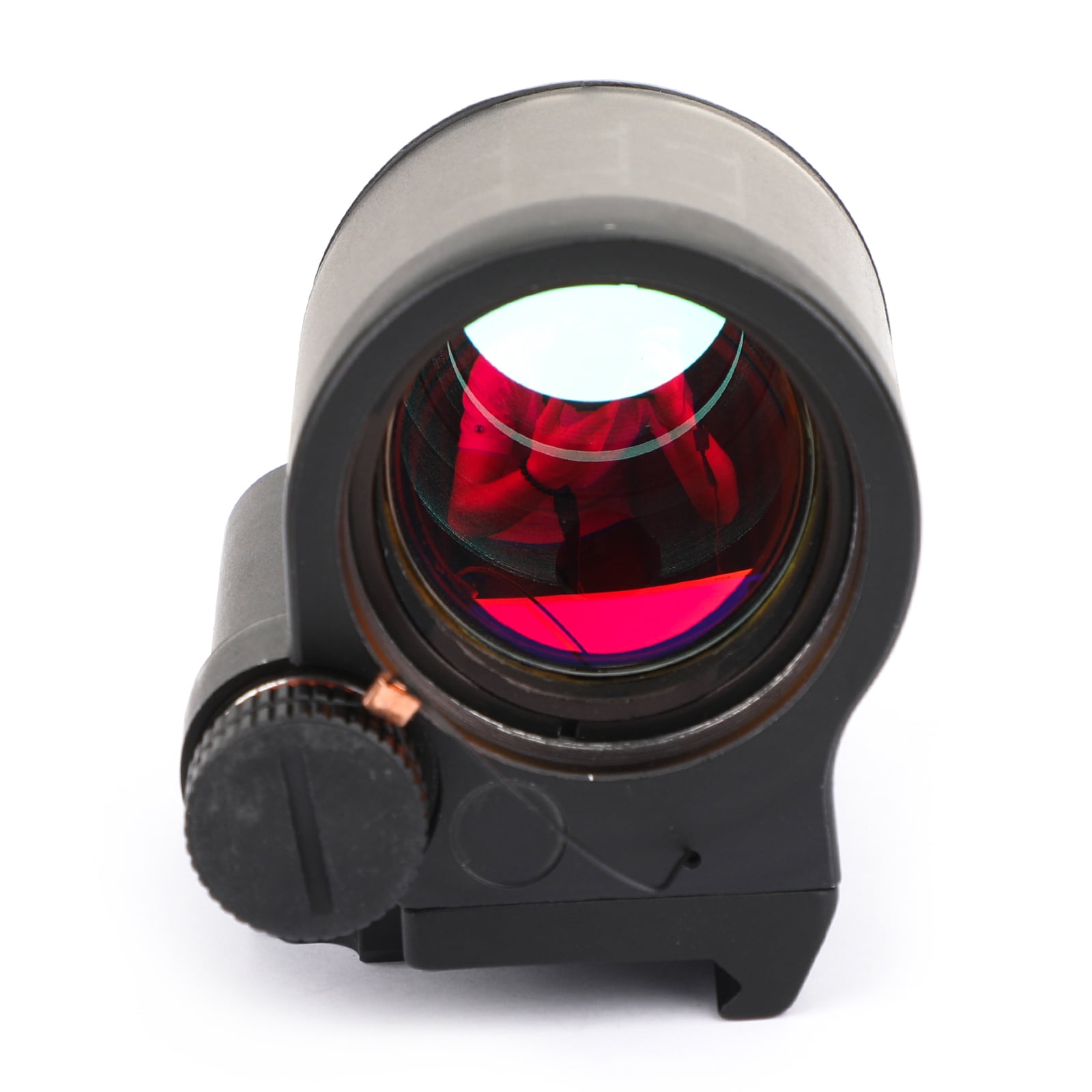 Amotopart Solar Power System Hunting Reflex Sight Red Dot 1X38