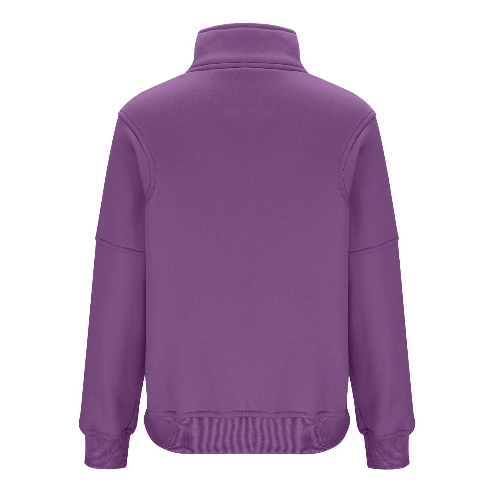 Cotton fleece half-zip sweatshirt