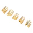 thumbnail image 2 of Cuentas de pelo de primavera, anillos de barba resistentes a la oxidación multifuncionales para hombres para deshierbar para mujeres para fiestasoro) Khall 1.41321E+12, 2 of 6