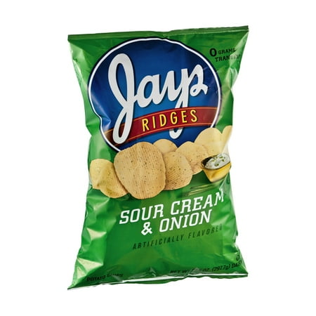 Jays Sour Cream & Onion Potato Chips, 11.5 oz - Walmart.com