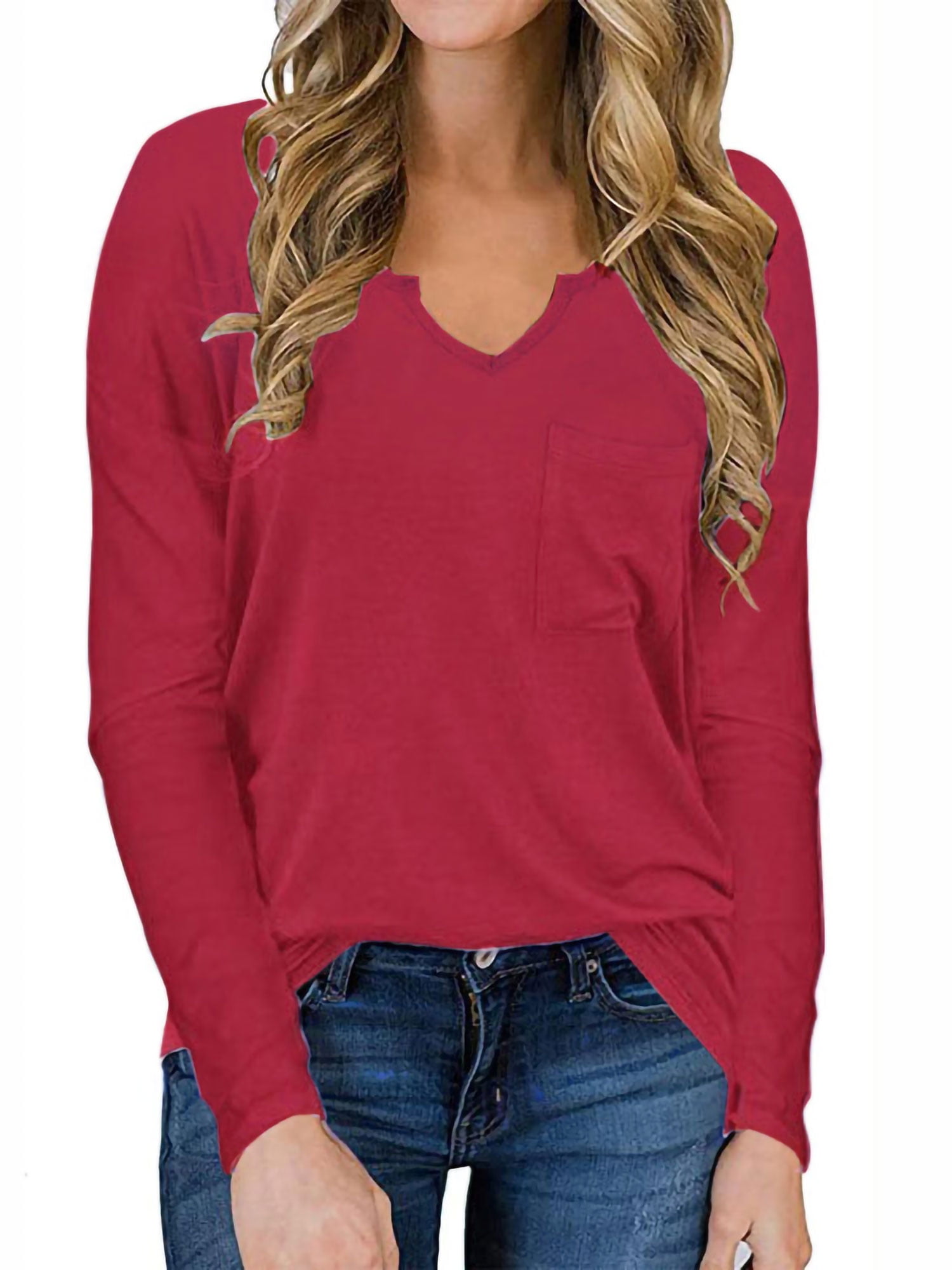 long sleeve sweetheart neckline top