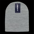 thumbnail image 1 of Decky 614-HGR Acrylic Short Knit Caps, Heather Grey, 1 of 1