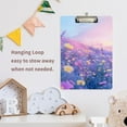thumbnail image 2 of ALAZA Plastic Clipboard A4 Letter Size Decorative Clipboards for Students Women Men 9" x 12.5" Wildflower, 2 of 6