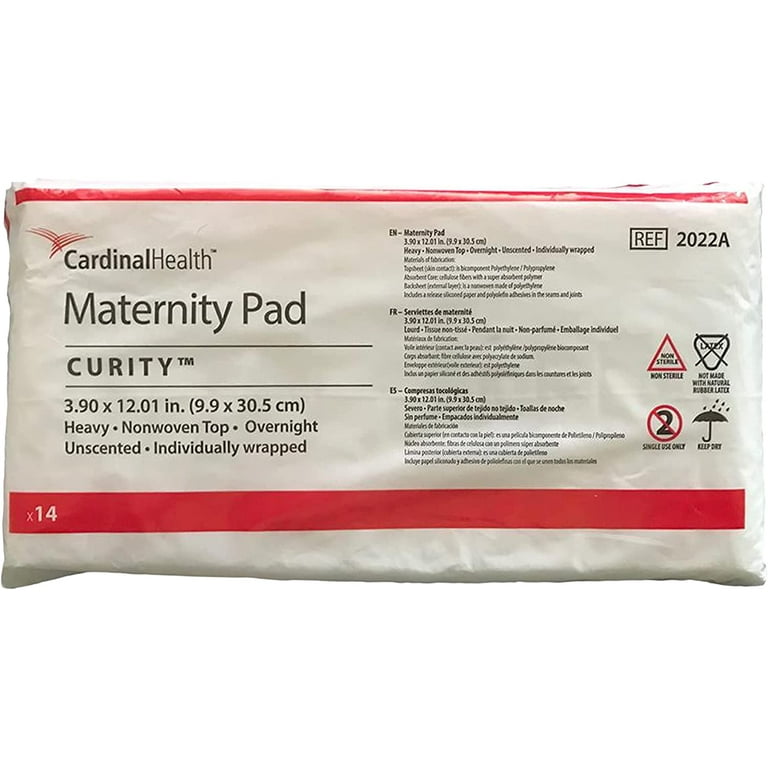 Curity OB / Maternity Curity Super Absorbency Pad, 14 Ct, 4 Pack