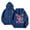 Navy, variant on WILLBEST hoodie Women's Letter Print Hoodies Long Sleeved Hoodie with Pockets pj  hoodie