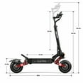 thumbnail image 4 of Cleytro 6000W Adult Electric Scooter, 11-Inch, Foldable, 60V 33AH, 50 MPH, 60 Miles, 4 of 12