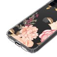 thumbnail image 5 of Mosiso iPhone 11 Case, Clear Shockproof Soft TPU Bumper Hard PC Shield Slim Fit Drop Absorption Shell Anti-Scratch Protective Cover for Apple iPhone 11 6.1 inch, Pink Peony, 5 of 5