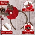 thumbnail image 3 of Hot6sl Ofertas y Liquidaciones Diademas Navideñas Suministros de Decoración para Fiestas de Adultos Niños Adornos Navideños Diademas con Astas Hebilas para La Cabeza, 3 of 5