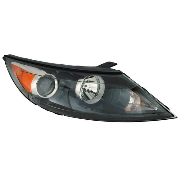 KAI New CAPA Certified Standard Replacement Passenger Side Headlight Assembly, Fits 2011-2012 Kia Sportage