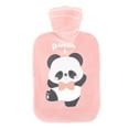 thumbnail image 2 of 1000ml Anti Explosive PVC Plush Hot Water Bag For Muscle Pain & Cramps - Reusable, Leak Proof With Soft Cover Design, 2 of 8
