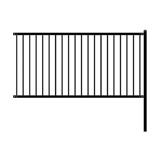 ALEKO DIY Steel Iron Wrought High Quality Fence - Lyon Style - 8 x 6 Feet