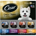 thumbnail image 3 of Cesar Loaf And Topper In Sauce Wet Dog Food Variety Pack, 3.5 Oz Trays (24 Pack), 3 of 15
