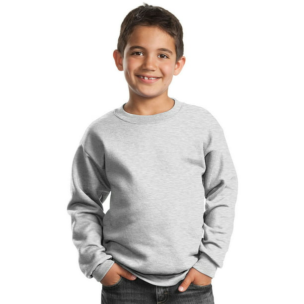 Port & Company - Port & Company Youth Core Fleece Crewneck Sweatshirt ...