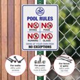 thumbnail image 4 of Pool Rules Sign, No Diving Pool Sign,, 4 of 8