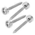 thumbnail image 1 of Guitar Neck, 4 Sets Guitar Neck Plate Joint Bushing Set Stainless Steel Metal Ferrule Bolt with Screw Accessory for Electric Bass, 1 of 7