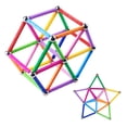 thumbnail image 4 of Palos magnéticos de construcción, bloques de juguete, 204 unidades, beicarin con bolsa, 4 of 8