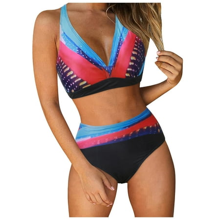 Juosiy 2025 Tankini Swimsuits for Women Two Piece Bathing Suits Tankini Top with Boyshorts Tummy Control Swimwear
