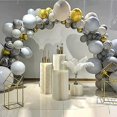 thumbnail image 5 of Soporte de fondo redondo Yuxing arco de globos de metal grande 8.2 pies, 5 of 5
