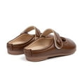 thumbnail image 4 of Kids Girls Casual Backless Dress Shoes Toddler Breathable Princess Shoes Fashion Leather Non Slip Slide Shoes, 4 of 7