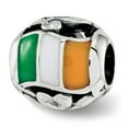 thumbnail image 1 of 925 Sterling Silver Reflections Enameled Ireland Theme Bead; for Adults and Teens; for Women and Men, 1 of 1