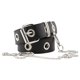 thumbnail image 2 of Cinturones de Cuero Macarena con Ojal de Agujero Ancho Punk para Mujer Cinturón con Cadena Estilo 1 110 x 3cm, 2 of 3