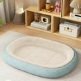 thumbnail image 3 of Green Winter Warm Cat Bed With Thick Padding, Washable Round Pet Bed For Dogs - Green, 3 of 6